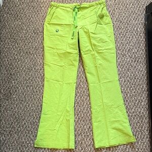 CROCS Lime Green Scrub Pants